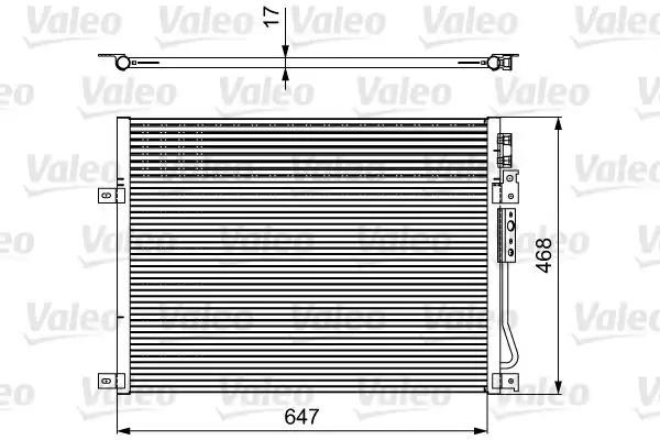 VALEO 814086 | Kondenser Jeep Grand Cherokee Commander