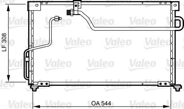 Valeo 814254 Klima Radyatörü Mazda 626 1 8 2 0 1992 1997