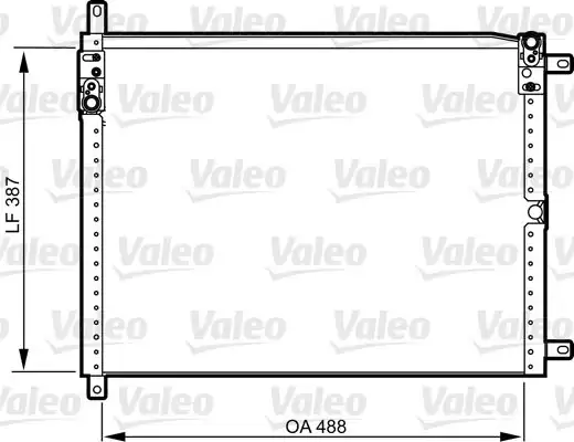 Valeo 814293 Kondenser Alfa Romeo 166