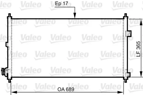 Valeo 814331 Klima Radyatörü Nissan X-Trail Benzinli Dizel 2001 2007