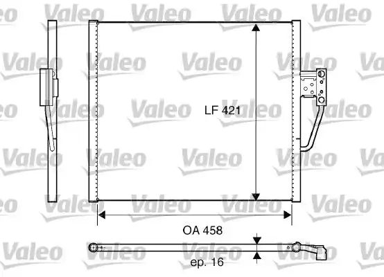 Valeo 817607 Klima Radyatörü Bmw E39 520 İ 525i 528i 530i 540i 525tds 97 04