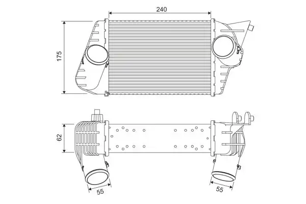 Valeo 817879 Turbo Radyatörü Fiat Stilo 2001 2004