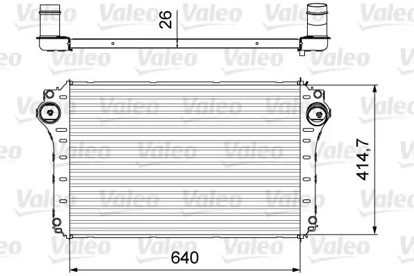 Valeo 818568 Turbo Radyatörü İntercooler 06 Avensis Corolla 2 2 Toyota Avensis