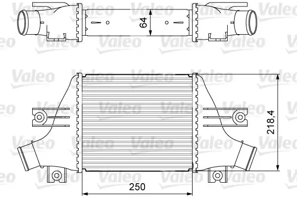 Valeo 818638 Turbo Radyatörü Mitsubishi Asx Peugeot 4008 Citroen C4