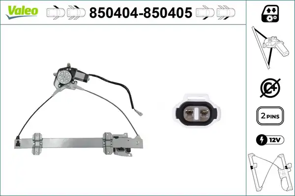 Valeo 850404 Cam Krikosu Ön Sol Suzuki Grand Vitara 98 05 Elektrikli Tip Motorlu