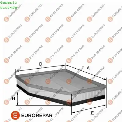 Eurorepar 1680345780 Hava Filtresi Volvo S60 II S80 II V60 V70 III Xc60 Xc70 III 2 0 D3 D4 D5 06