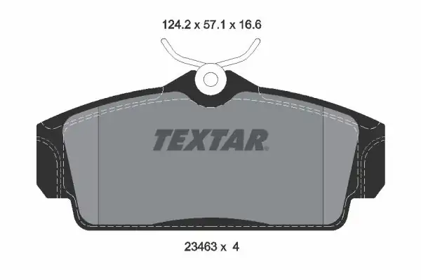 TEXTAR 2346302 | Fren Balatası Almera Primera 96 06 Ön