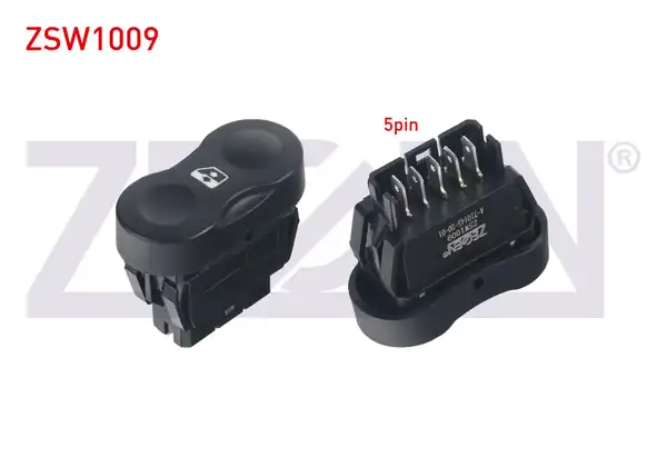ZEGEN ZSW1009 | Cam Açma Anahtarı Tekli Turuncu Işık 5 Pin Dacia Duster 2010 Sandero 2008 2013