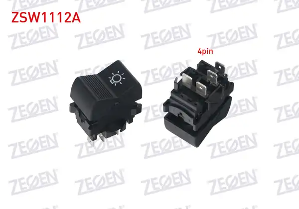 ZEGEN ZSW1112A | Far Anahtarı 4 Pin Fiat Dogan Kartal Şahin 1993 2002