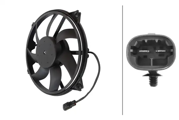 Hella 8ew 366 420 051 Fan Motoru Citroen Berlingo C4 08 15 Peugeot 308 3008 5008 Mpv 07 16 Partner Tepee 10 Fan