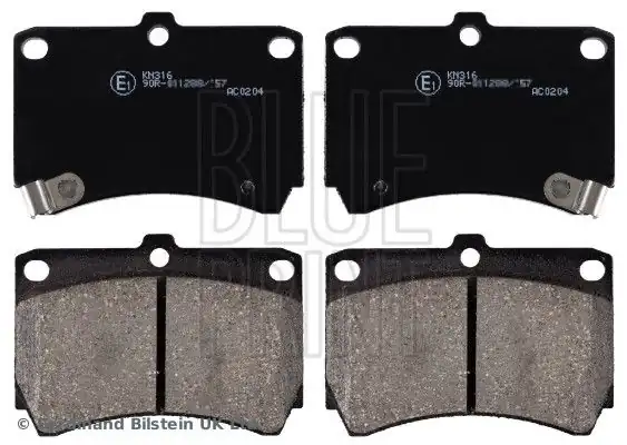 BLUEPRINT ADM54249 | Mazda 323 B6 90-96 / Kia Rio 00-02 Ön Fren Balata