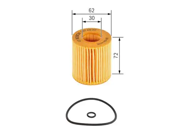 BOSCH 1457429257 | Yağ Filtresi Ford Mondeo III/IV-S Max 1.8-2.3 00-14 / Mazda 6 02-07