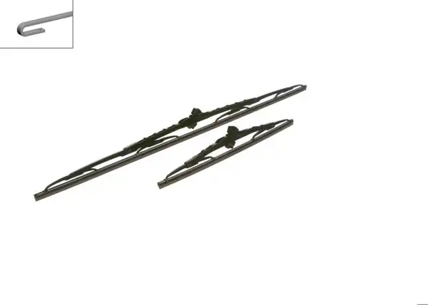 BOSCH 3397010299 | Silecek Seti Ön Twin 650/340 mm Hyundai i20/i30/Santa Fe/Ceed 2012-2016
