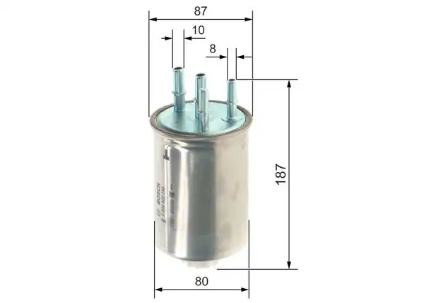 BOSCH F026402740 | Mazot Filtresi Jaguar XF XJ 3.0 D 09-16