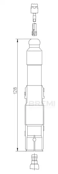 BREMI 13229-1 | Buji Başlığı W124 201 126 M102 103 83 93