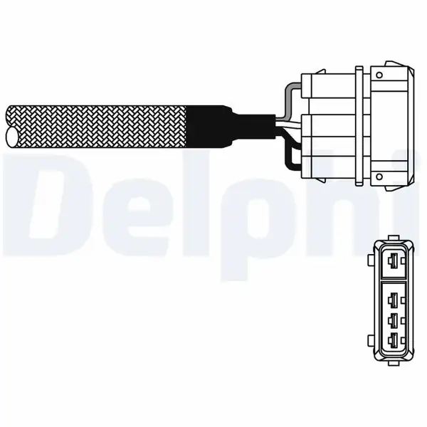DELPHI ES1097612B1 | Oksijen Sensörü VW Caddy II 1 6 96 00 Skoda Felicia İ II 1 3 94 01