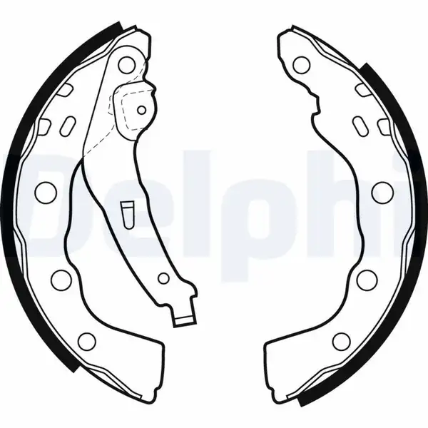 DELPHI LS1880 | Fren Pabucu Toyota Avensis 00 03 1 6 Vvt-I Space Star 98 04 Carisma 95 06
