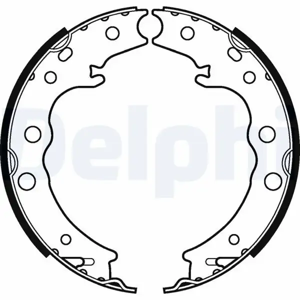 DELPHI LS2125 | Fren Pabucu Subaru BRZ Legacy V Toyota GT 86 Coupe 2.0 12-14