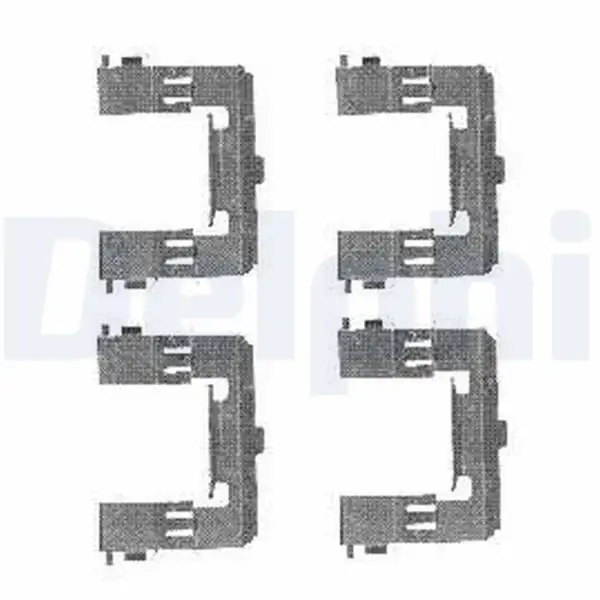 DELPHI LX0452 | Fren Balata Montaj Takımı