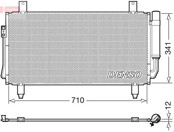 DENSO DCN45006 | Klima Radyatör Mitsubishi Outlander 12 -
