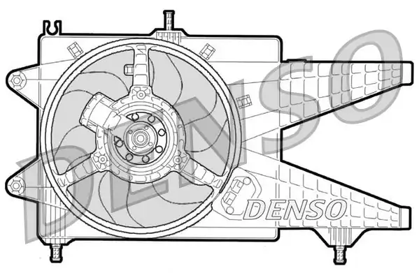 DENSO DER09041 | Fan Motoru (Fiat Punto Idea 1.3 JTD 04-/ Idea 1.3D Mıltıjet 08 -)