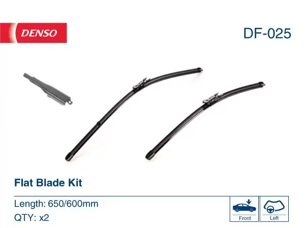 Denso Df 025 Silecek Süpürgesi Ön Takım Fiyat Muz Tip 650 600 VW Crafter Q7 Sprinter 06