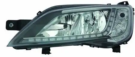 Depo 552 1145lmlemn1 Ön Far Sol Motorlu Krom Ledli Citroen Jumper Fiat Ducato IV 14