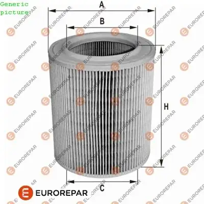 EUROREPAR 1680330480 | Psa / Erp Hava Filtresi Xud9-Dw8 Partner Berlingo (1444.Wh)