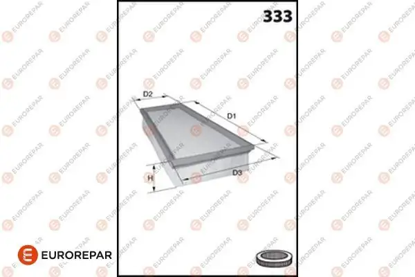 Eurorepar 1682256380 Hava Filtresi Bmw X1 E84 Z4 E89 5 F10 F11 N20 10 17