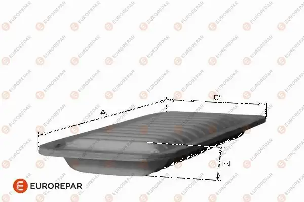 EUROREPAR 1682262680 | Psa / Erp Hava Filtresi Asx 1.6 10-> Lancer 07-Peugeot 4007 2.2 HDI 07-> (1444.Ws)