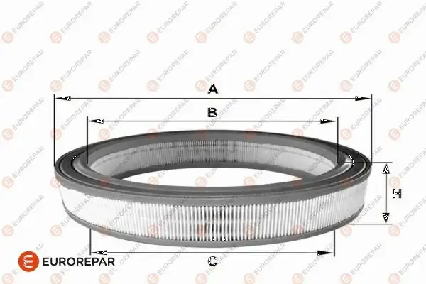 Eurorepar 1682270180 Hava Filtresi Ford Escort IV 1 4 Fiesta III 1 4 Escort Cl 1 6 Cvh 91