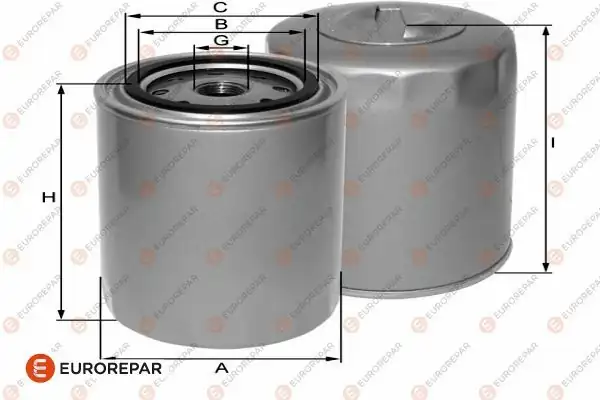 Eurorepar 1682288280 Yağ Filtresi VW Golf Jetta Passat AGR AHU Ale ALH A4 A6 Superb 1 8t 97 04