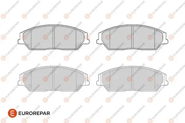 Eurorepar 1682320980 Psa Erp Fren Balatası Ön Toyota Camry Sedan _v4_ 2 4 Acv40_