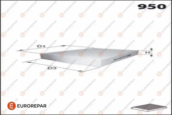 EUROREPAR 1682951580 | Psa / Erp Polen Filtresi D-Max Pajero L200 Fullback