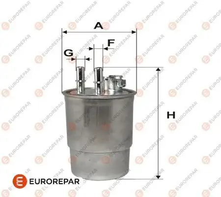EUROREPAR E148159 | Dizel Yakıt Filtresi Connect Mondeo 1.8 02-