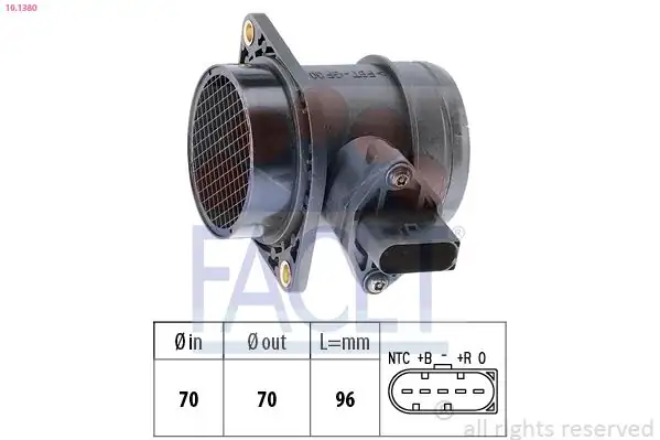 FACET 10-1380 | Hava Debimetresi Golf IV Bora A3 Octavia 98 1 8 2 0 AGN Apk