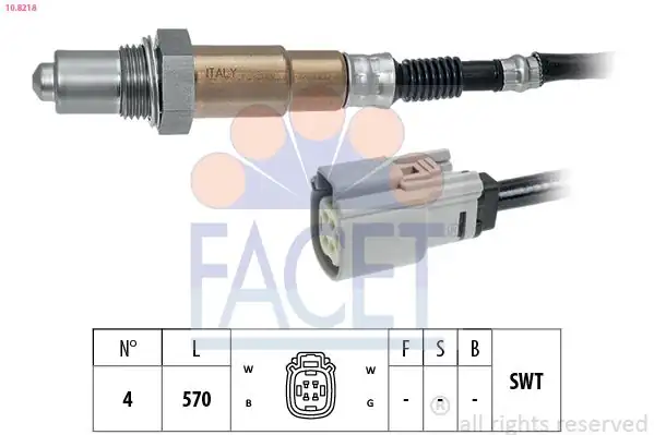 FACET 10-8218 | Oksijen Sensörü Ford Ecosport 14 1 5 Ti 1508899