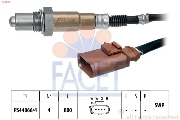 FACET 10-8228 | Oksijen Sensörü Audi Q3 1 4 TFSI Chpb 2013 14
