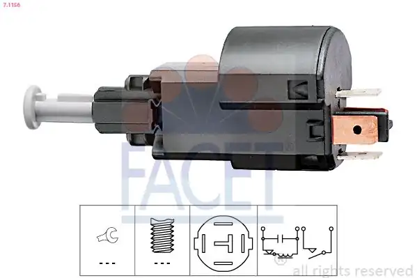 FACET 7-1156 | Fren Müşürü Opel Astra G Vectra B Z16xe