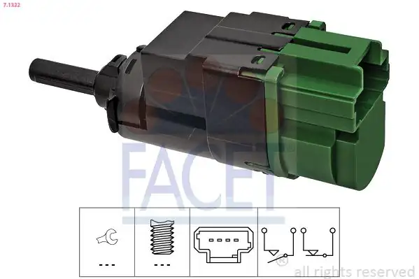 FACET 7-1332 | Fren Debriyaj Pedal Müşürü Clio IV 1 5 dCi 1 0 Tce Traffic III 1 6 2015