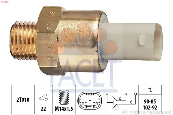 FACET 7-5683 | Hararet Müşürü Bmw E39 E38 M52 M60 M62 M73