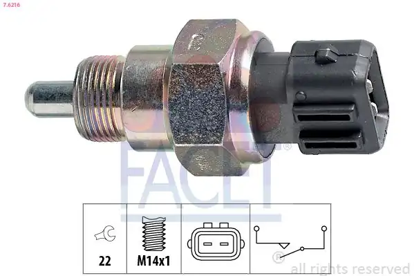 FACET 7-6216 | Geri Vites Müşürü Caddy Arosa Fabia Felicia Octavia Pick Up 95 11