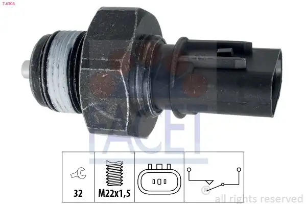 FACET 7-6308 | Geri Vites Müşürü Accent Era İ30 Ceed Cerato Rio 1 4 1 6 Benzinli 05 1 5 CRDI 05