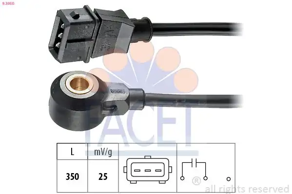 FACET 9-3050 | Vuruntu Sensörü Vectra A Vectra B X18xe X20xev 955303