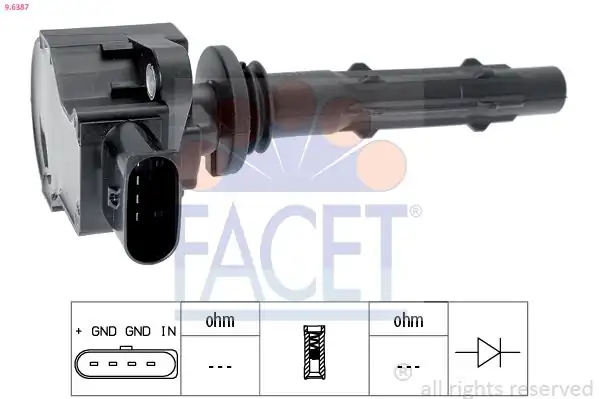 FACET 9-6387 | Ateşleme Bobini 272 203 204 211 212