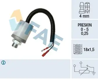 FAE 14090 | Yağ Basınç Müşürü Man 26 281 D2566