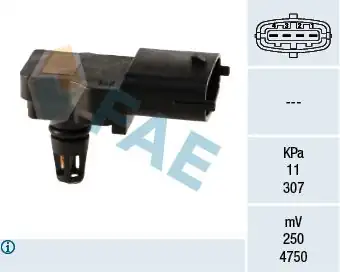 FAE 15036 | Emme Manifold Basınç Sensörü Astra.H-Corsa.D-Doblo-Punto-Ducato 1.3D *Z13dth*