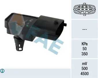 FAE 15045 | Turbo Basınç Müşürü Laguna II Megane II Hb 05-10 Scenic II Suzuki Grand Vitara 1.9Dcı