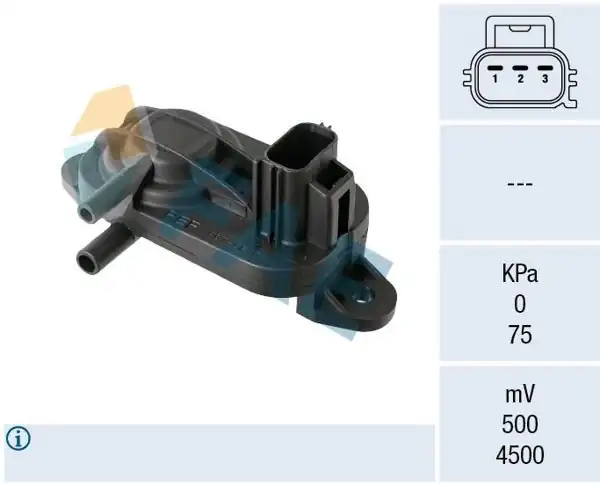 FAE 16121 | Katalızor Sensörü Isı Focus II 07-11 1.6Tdcı 2.0Tdcı Mondeo IV Kuga S Max 2.0Tdcı 07-14 Mazda 3 (Bk)