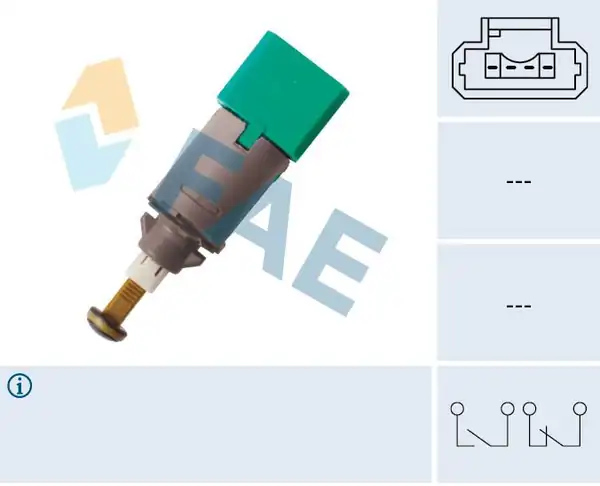 FAE 24904 | Fren Pedal Müşürü Laguna III Latitüde